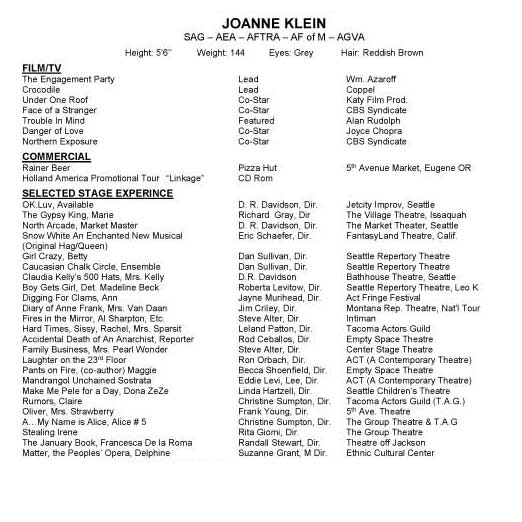 joanne's resume